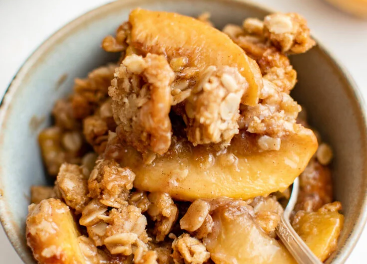 Easy Peach Crisp Recipe
