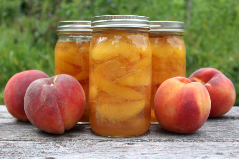 Canning Peaches