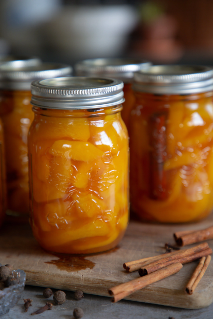 Canning Peaches