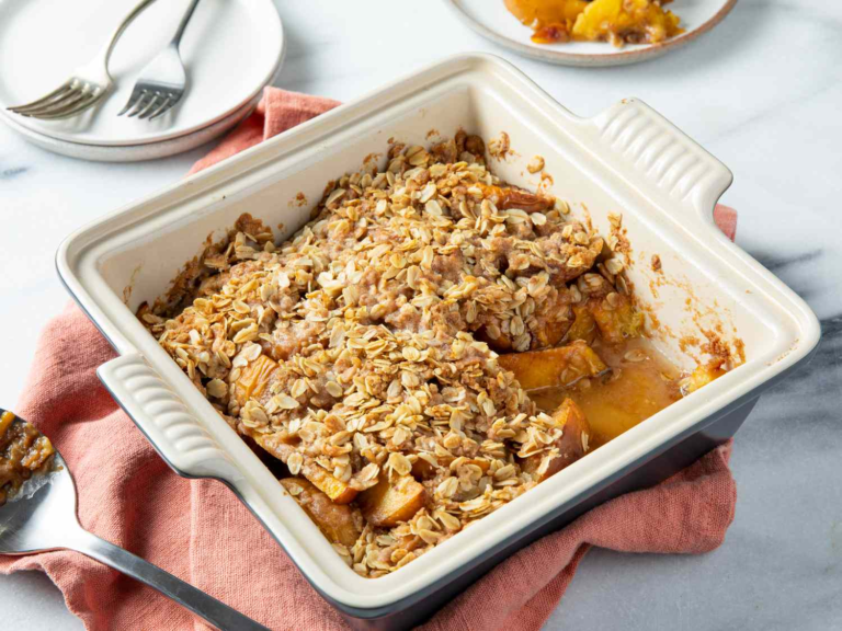 Easy Peach Crisp Recipe
